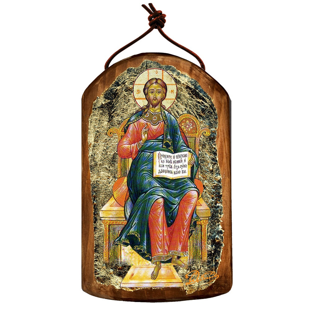 Catholic, Christian, Greek, Orthodox Wooden Icon Ornaments, G. DeBrekht