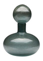 Dynasty Gallery Round Dusty Blue Glass Decanter