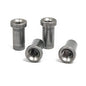 Heavy-Duty Steel Bed Frame Insert Plugs for 3/8" Threaded Glide, Set of 4