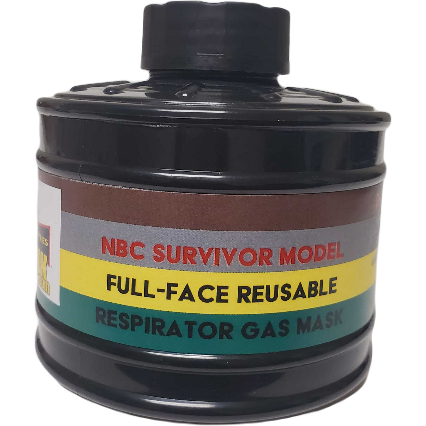 GI HAWK Full-Face Reusable Respirator Gas Mask, Dioxins