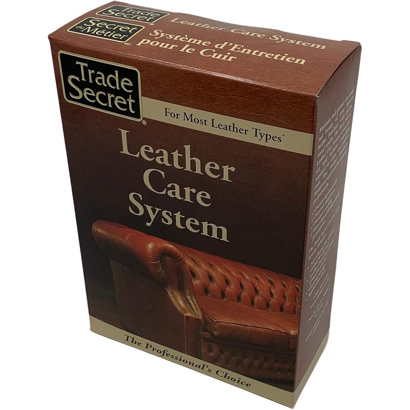 Trade Secret Leather Clean and Protect Care System