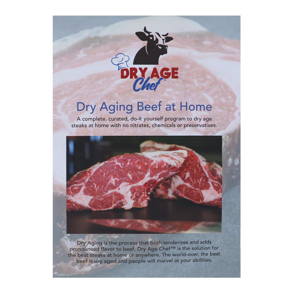 Dry Age Chef Beginners Kit, Rack & Pan, 5lb Himalayan Salt, Guide, and Gloves