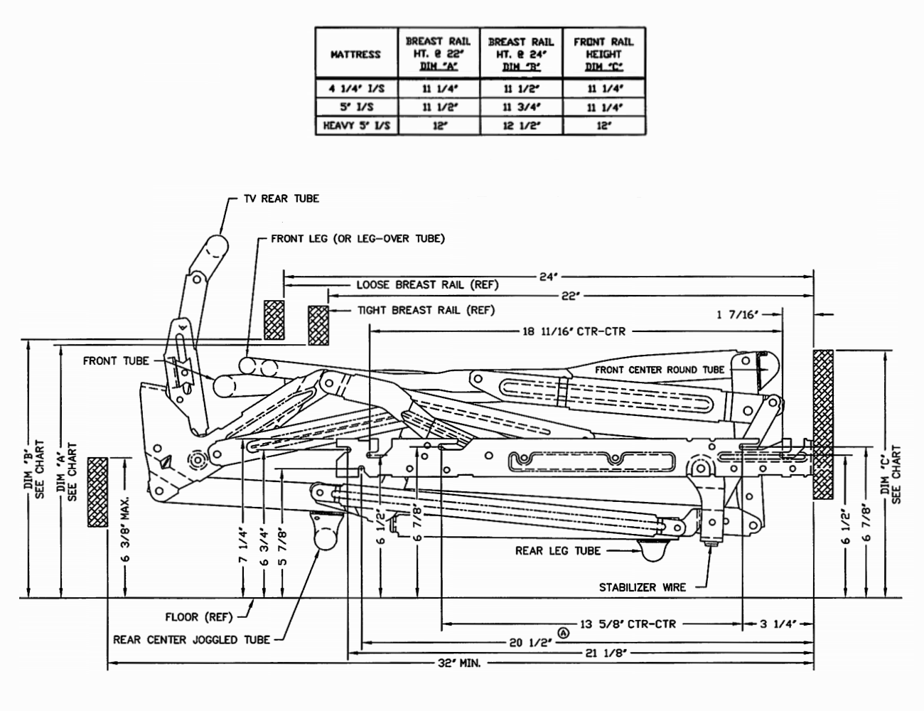 Overnighter 900 Series Sleeper Sofa Mechanism