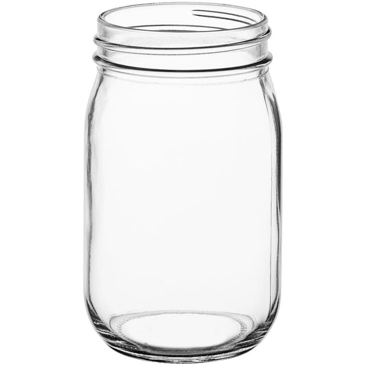 Acopa Rustic Charm 16 oz. Drinking Jar / Mason Jar - Case of 12