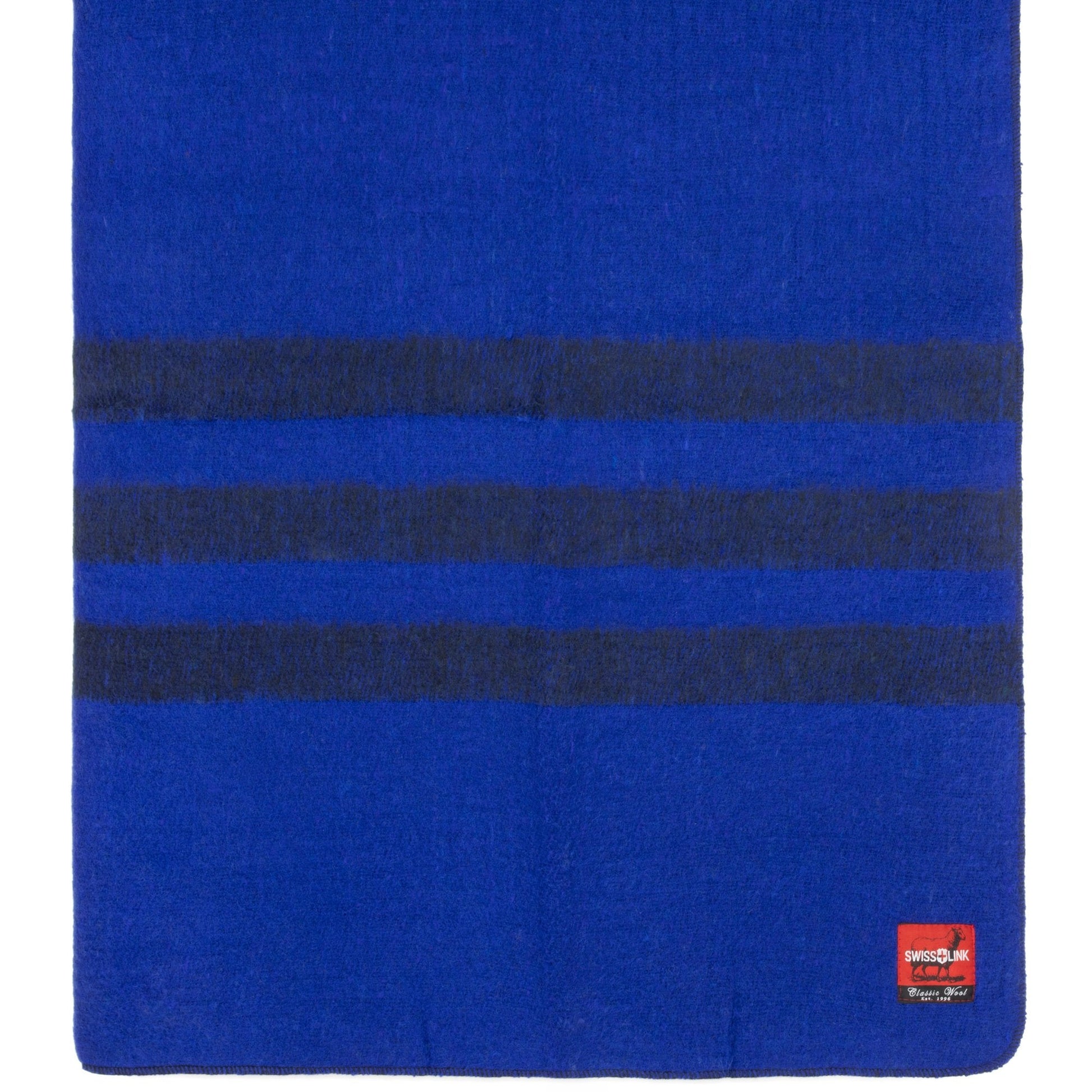 Royal Blue Classic Wool Blanket