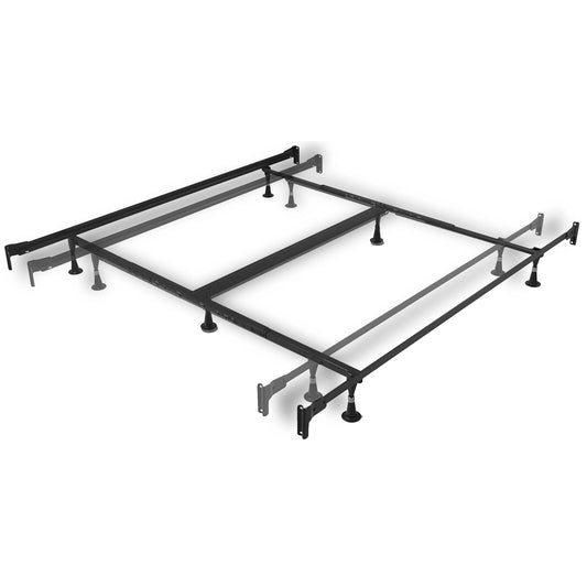 Queen/King High Carbon Steel Bolt-On Headboard and Footboard Bed Frame