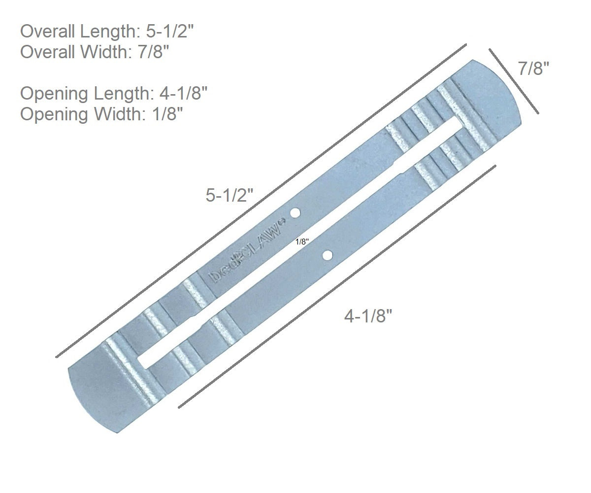 bedCLAW Anti-Wobble Steel Bed Rail Shims or Spacers, Set of 4