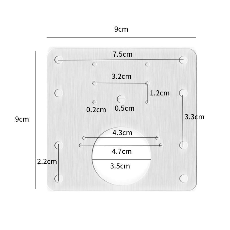 bedCLAW Hinge Repair Bracket, Set of 2, with Screws