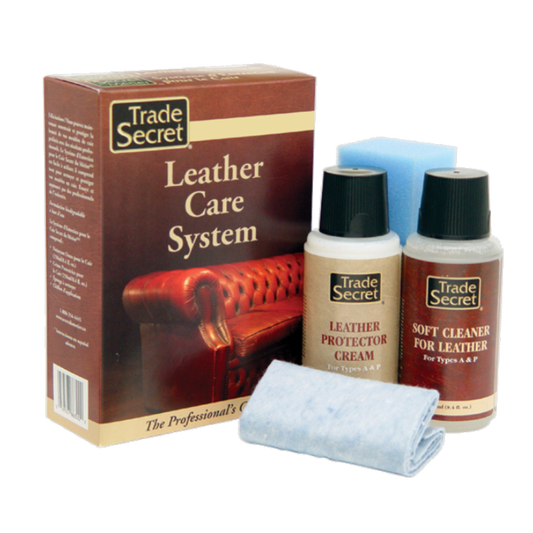 Trade Secret Leather Clean and Protect Care System