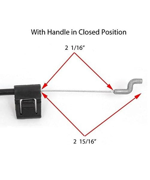 Recliner Parts: Black Pull Release Control Assemby