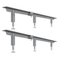 No-Sag MightyLift Steel Mattress Bed Frame Center Support Slats, Queen/King/Cal King, 7.5" to 17" Height Adjustable