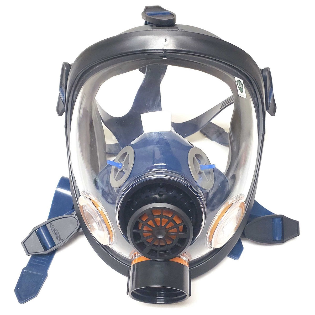 GI HAWK Full-Face Reusable Respirator Gas Mask, Dioxins