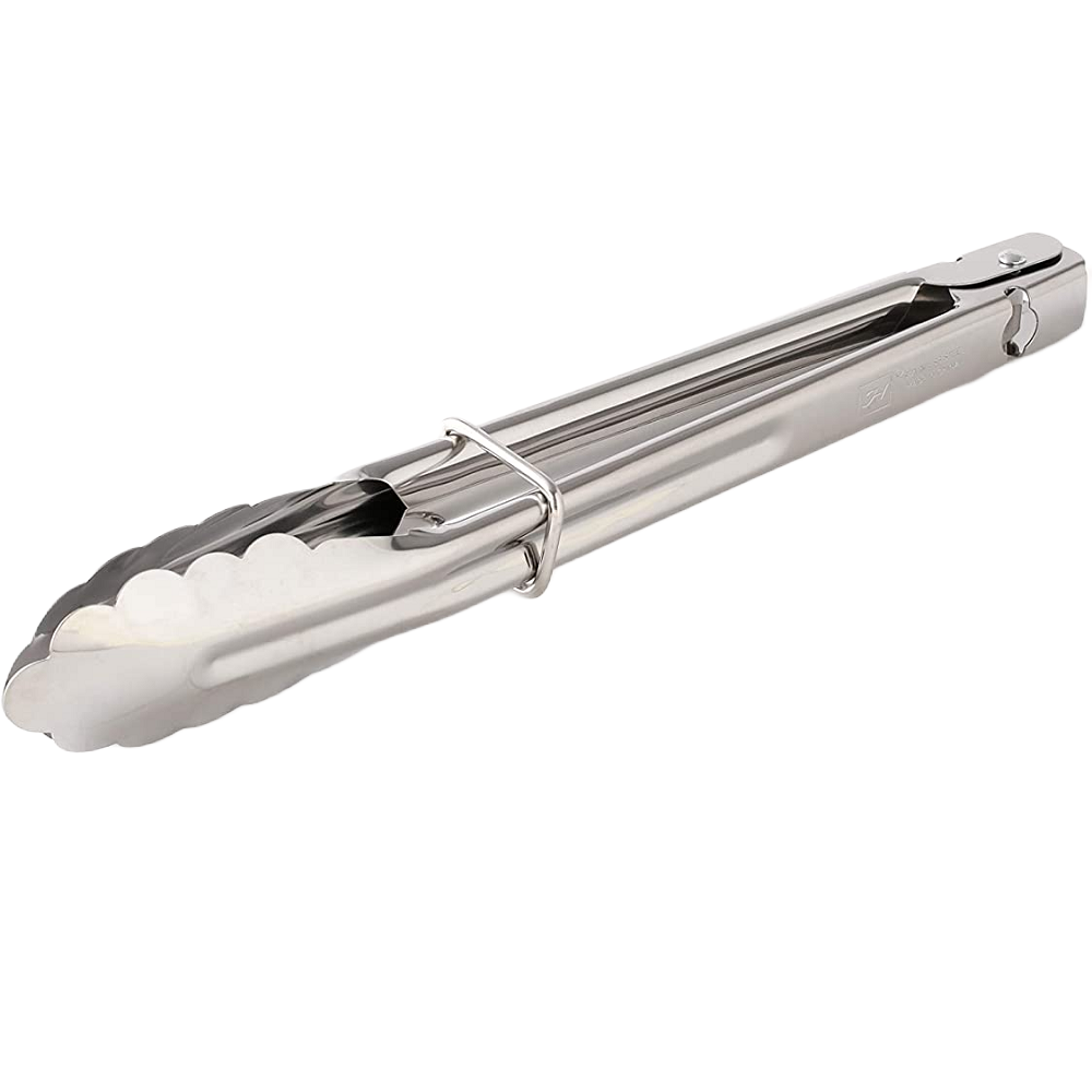 12" Heavy-Duty Stainless Steel Utility Tongs