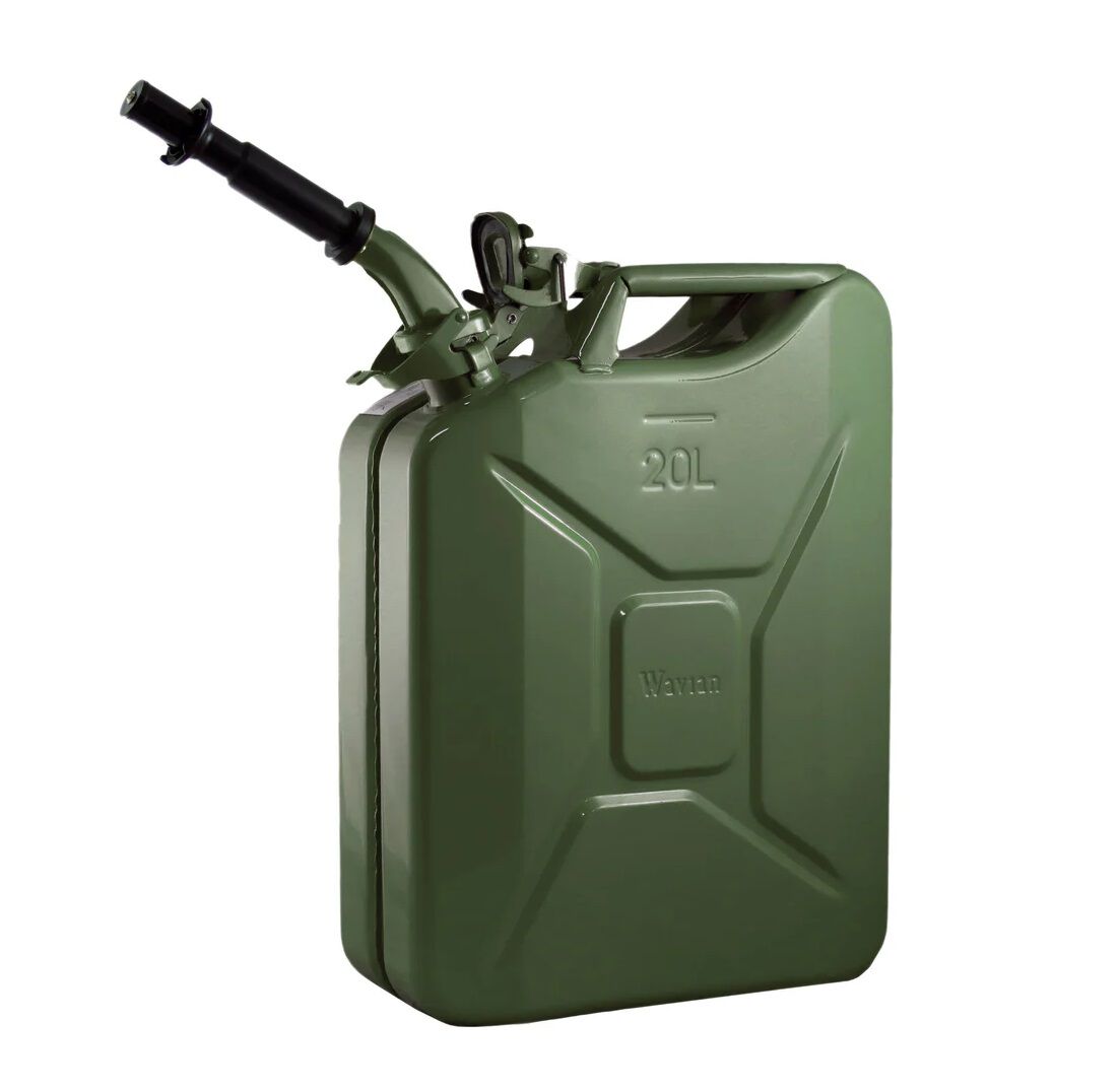 20 Liter Wavian USA Leakproof Steel Jerry Gas Can