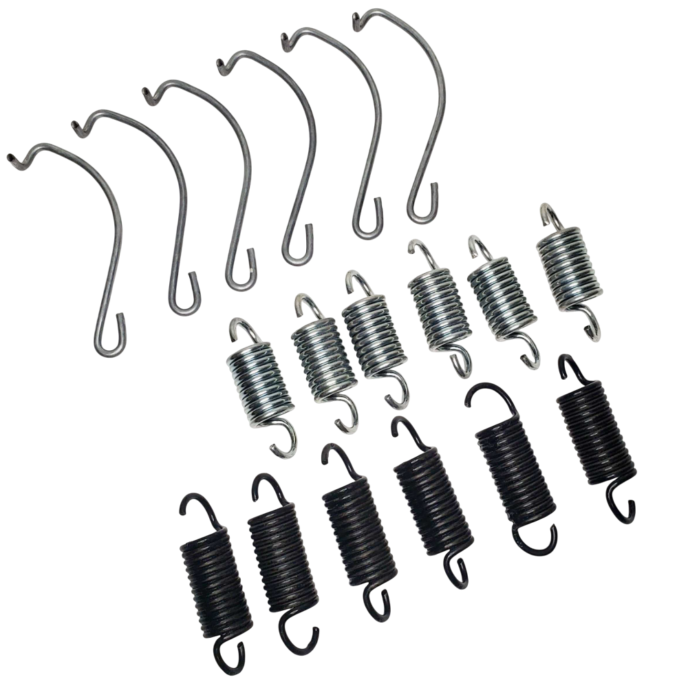 Replacement Helical Spring and Hook Kit for Sleeper Sofa Mechanisms and Repair