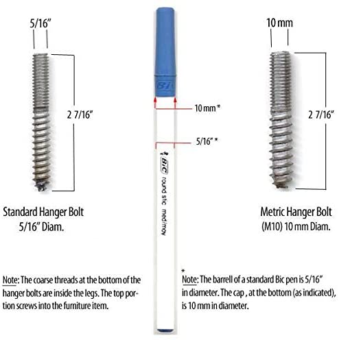 Leg Daddy 5-1/2" Unfinished Bend Leg, Set of 2