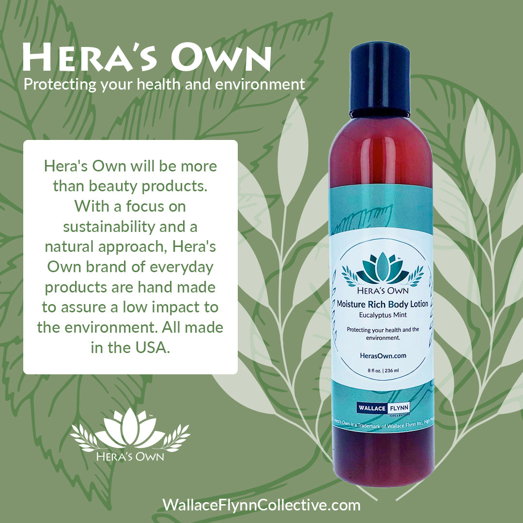 Hera's Own Moisture Rich Body Lotion - Eucalyptus Mint - 8 fl oz. (236 ml)