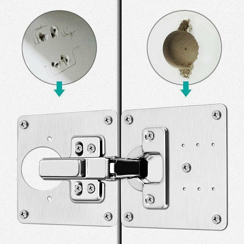 bedCLAW Hinge Repair Bracket, Set of 2, with Screws