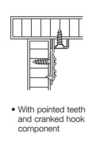 Noval K Extended Steel Bed Fitting - Set of 4