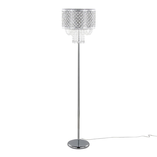 Droplets Sleek 60" Metal Floor Lamp