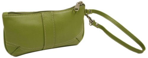 Corsa Miglia Leather Ladies Wristlet by Piel