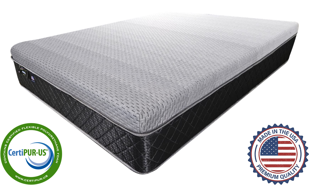 bedCLAW 12" Memory Foam and Innerspring Hybrid Mattress