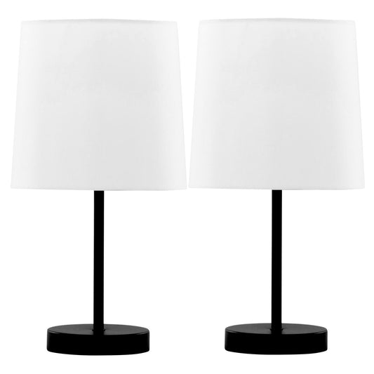 Cooper 16" Metal Accent Lamp - Set of 2