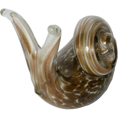 Dynasty Gallery Hand Blown Glass Snail Figurine