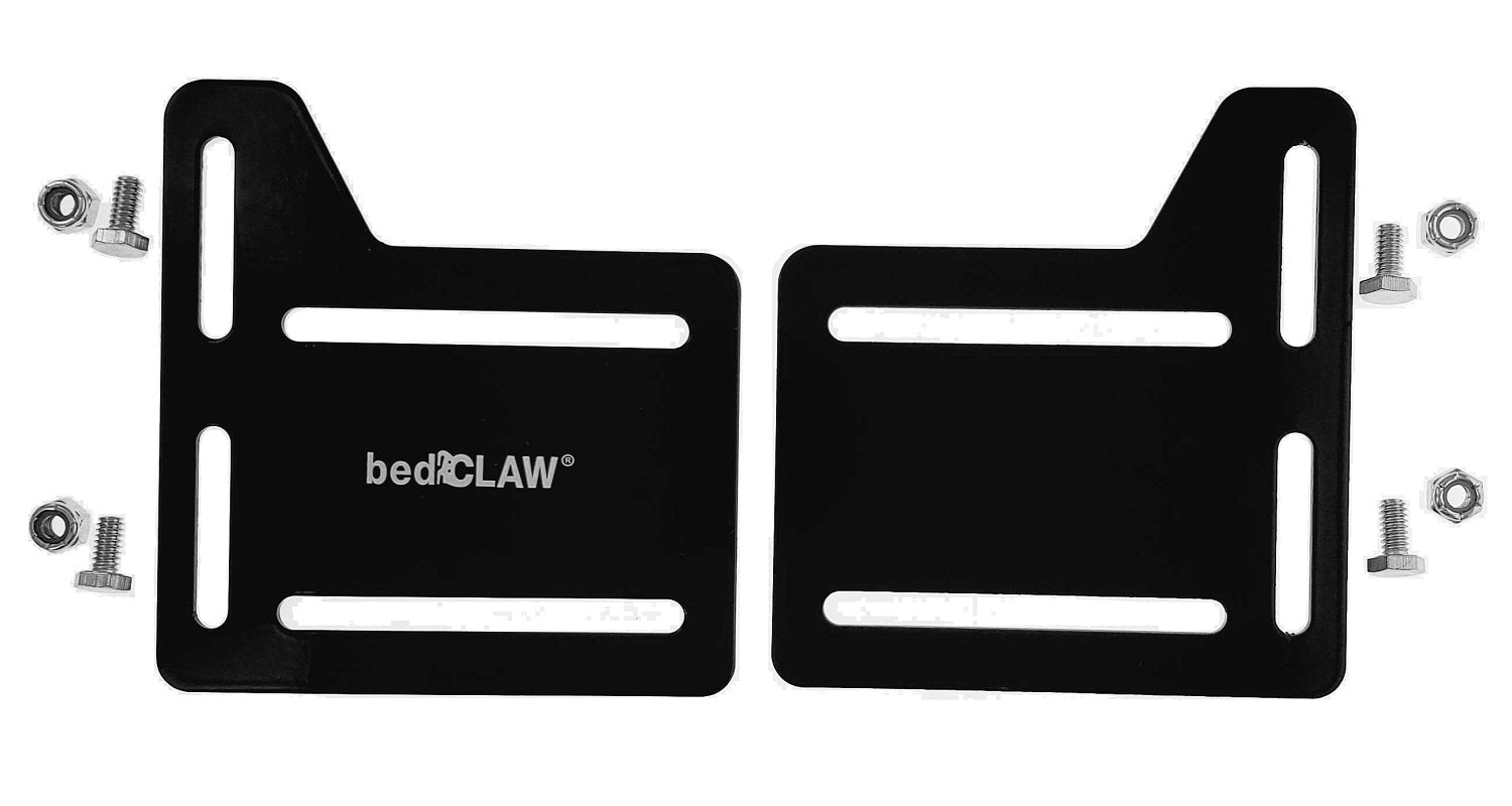 bedCLAW Queen Bed Modification Plate, Headboard Attachment Bracket, Set of 2