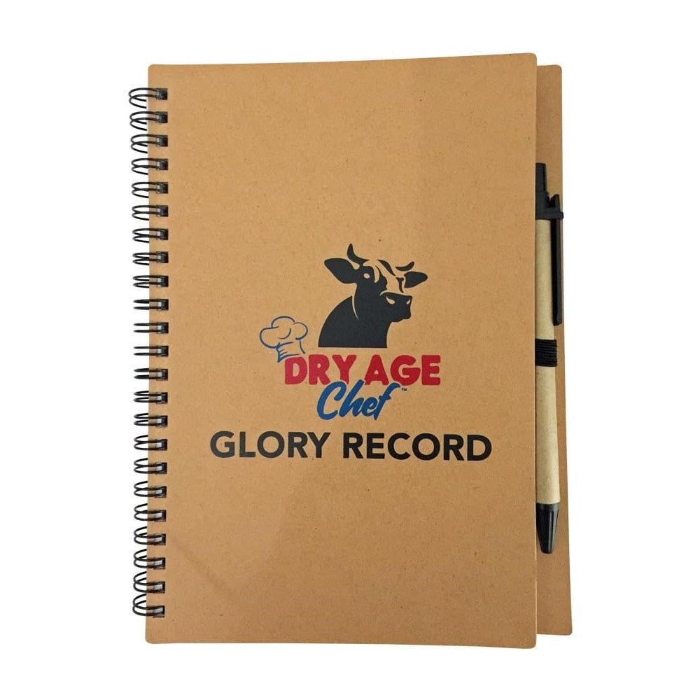 Dry-Aging Meat Glory Record Book by Dry Age Chef - Track Your Meat Ventures!