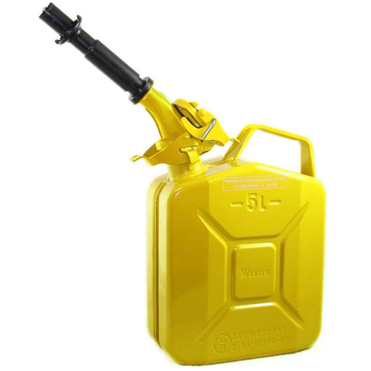 5 Liter Wavian USA Leakproof Steel Jerry Gas Can for Diesel