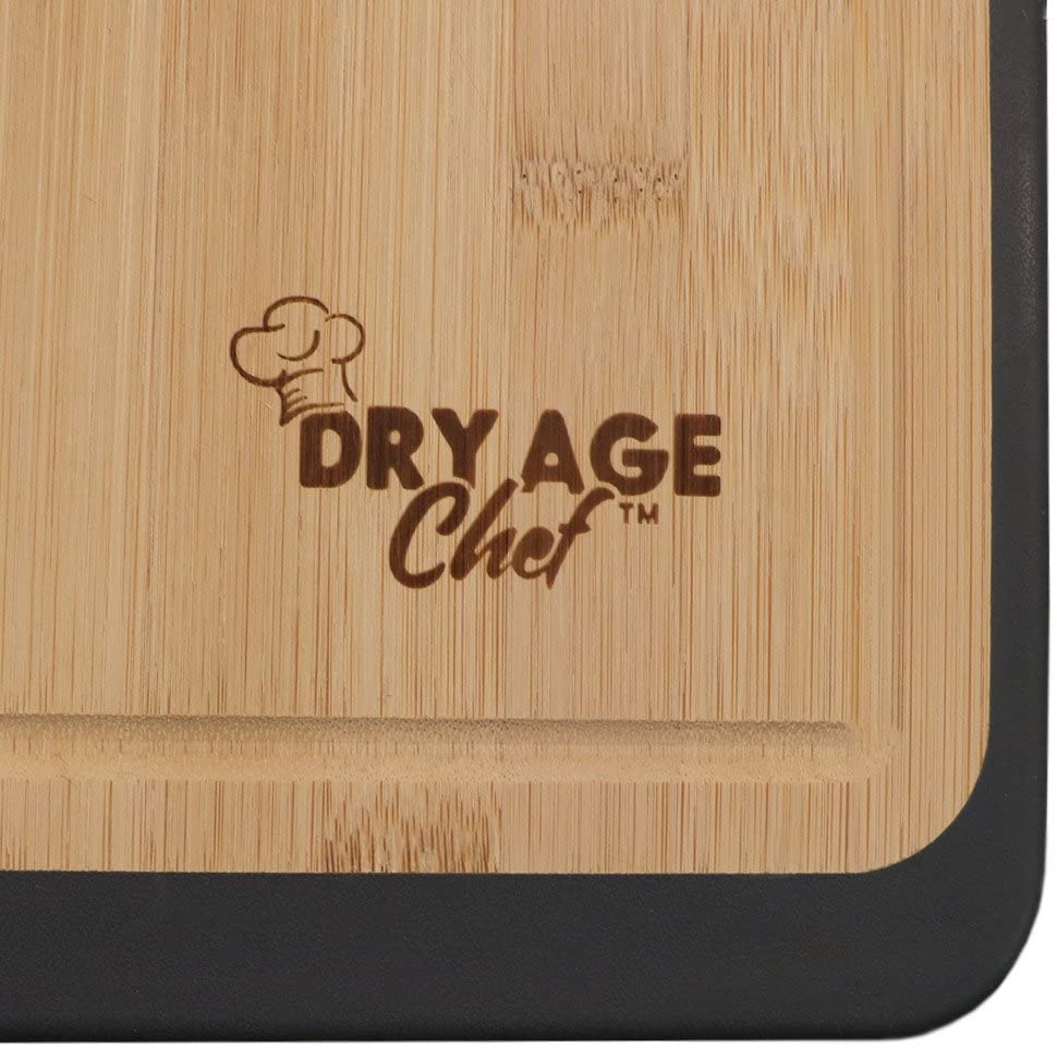 Beef Master 2-in-1 Hybrid Cutting Board with Handle by Dry Age Chef