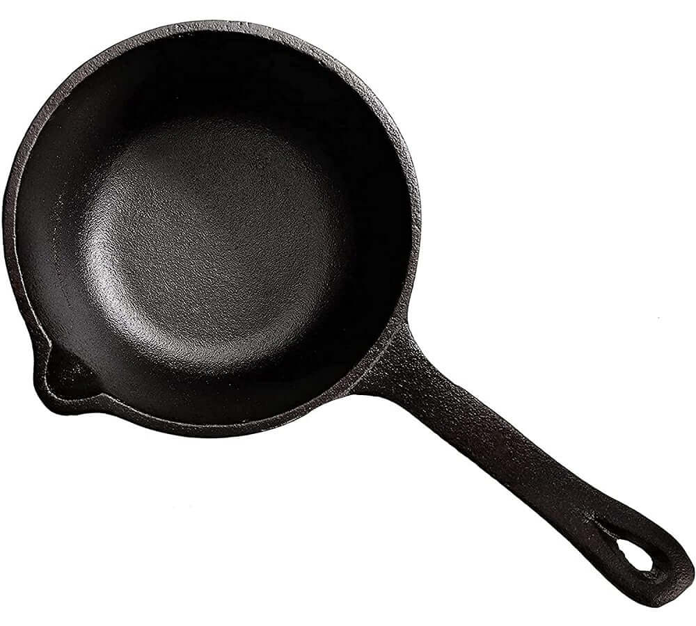 Jim Beam Pre-Seasoned Heavy Duty Cast Iron Basting Pot for Grilling and Oven