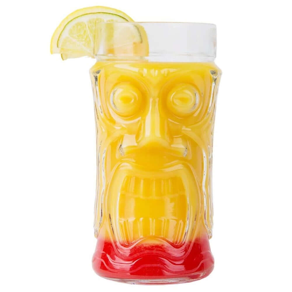 Cucina Chef - 16 oz. Screamin' Tiki Glass - Set of 4