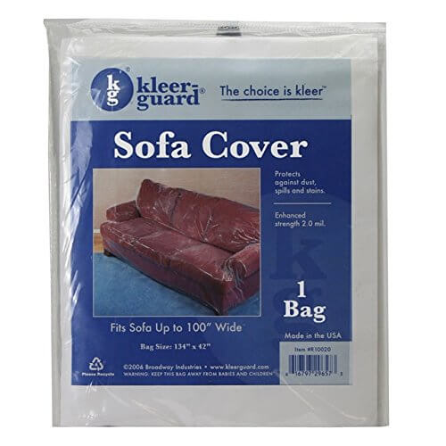 kleer-guard 1.0 Mil. Plastic Protective Love Seat Cover