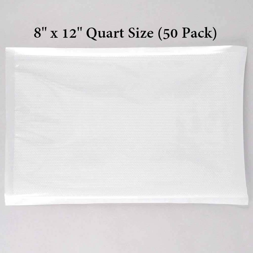 Cucina Chef External Vacuum Sealer Bags, 3 Mil, Full Mesh, Perfect for Sous Vide