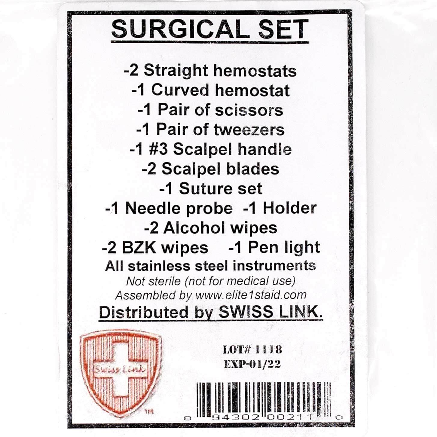 Stainless Steel Surgical Set