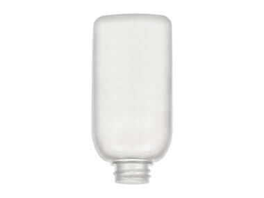 Semi-Opaque 2 oz. Squeezable Plastic Bottle + White Flip Top Cap | Set of 12