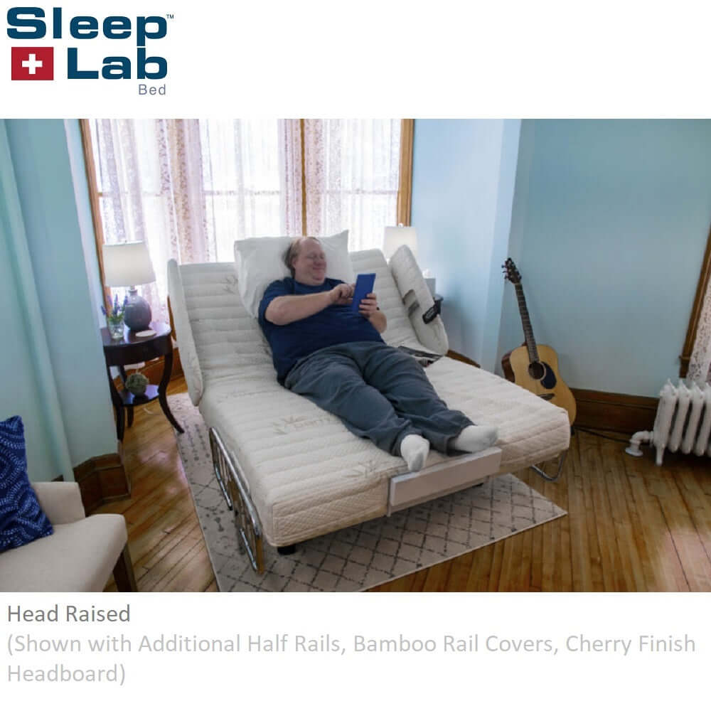 SleepLab Bed 750X-2F Super Heavy Duty Head and Foot Adjustable Bed Base