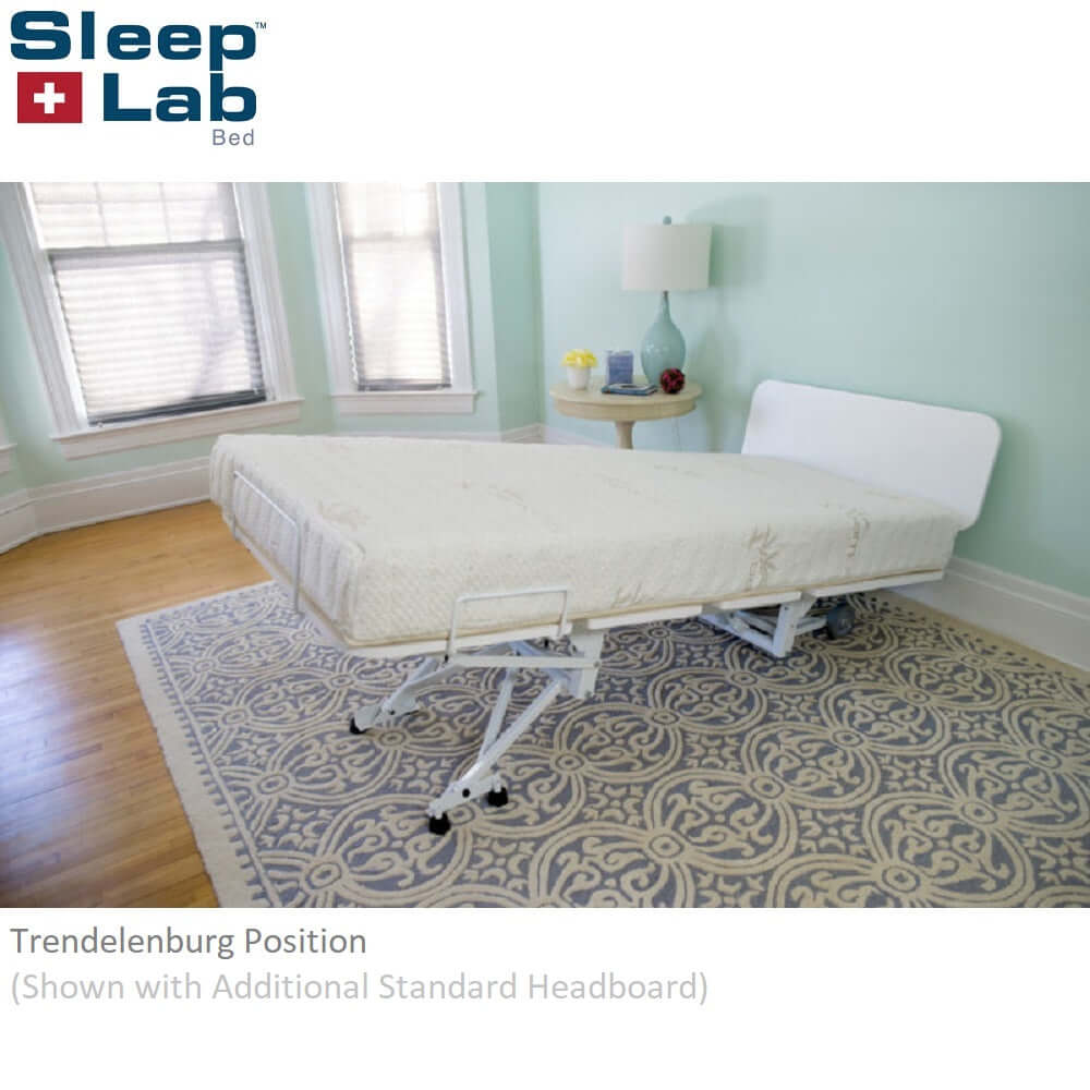 SleepLab Bed 600X-5F Heavy Duty Hi-Low Adjustable Bed Base with Trendelenburg + Cardiac Chair