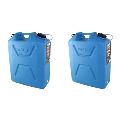Wavian 5 Gallon Water Can, BPA Free, Food-Grade, & UV Stabilized for Extended Outdoor Use