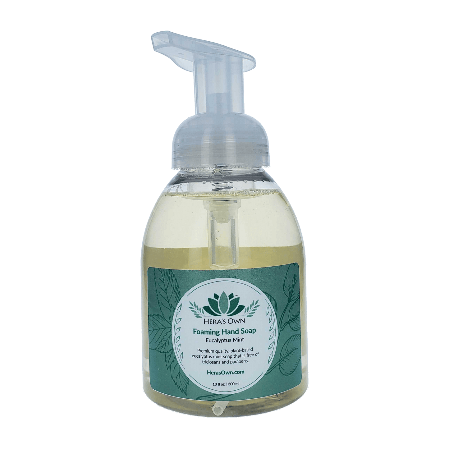 Hera's Own Foaming Hand Soap - Eucalyptus Mint - 10 fl oz. (300 ml)