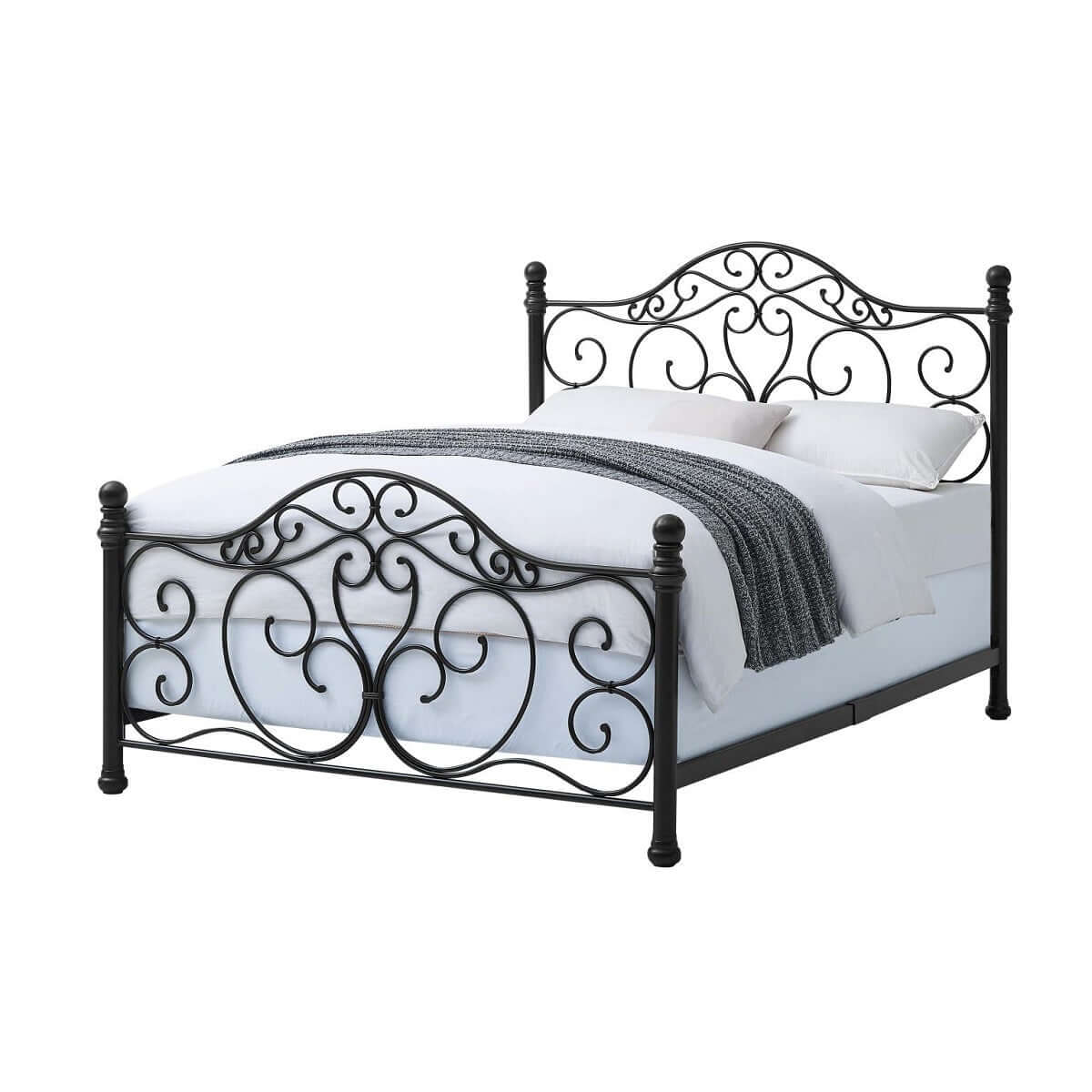 Ellis Scroll Metal Bed Frame