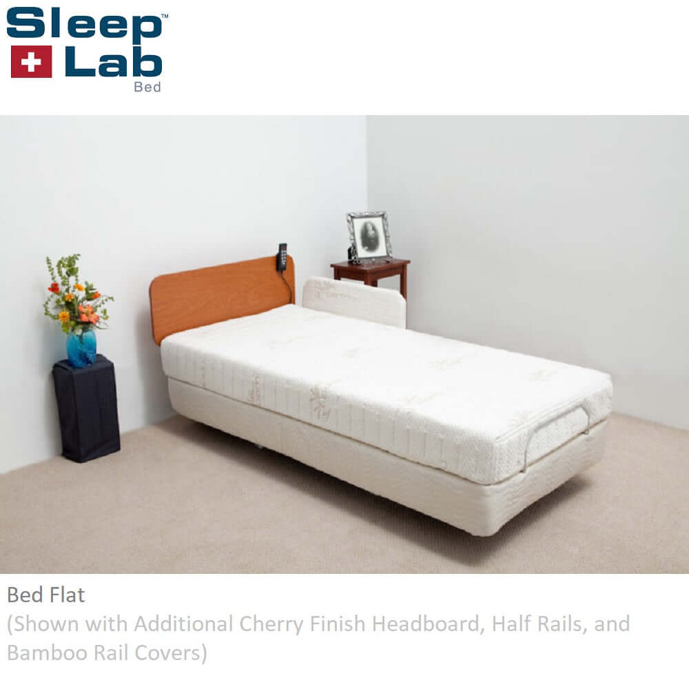 SleepLab Bed Home 300X-5F Hi-Low Adjustable Bed Base with Trendelenburg + Cardiac Chair