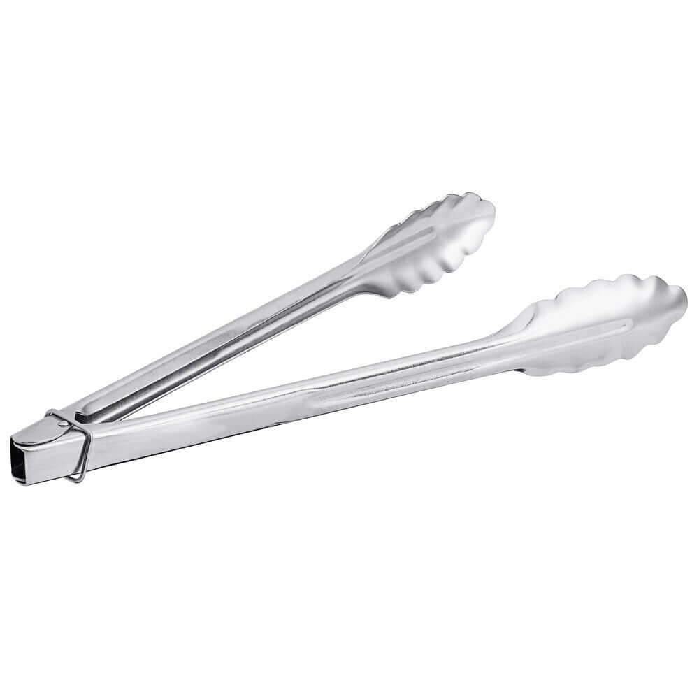 12" Heavy-Duty Stainless Steel Utility Tongs