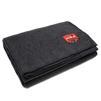 Charcoal Grey Wool Blanket