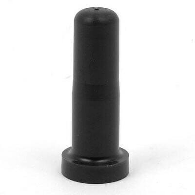 Standard Black Plastic Bed Frame Insert Plugs, 1/2" Outside Diameter, Set of 9