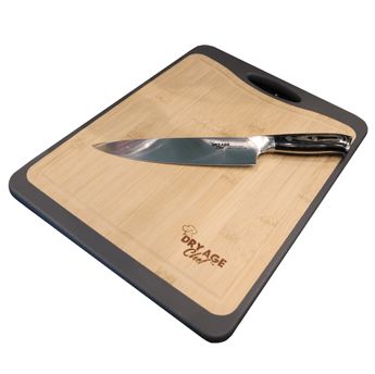 Dry Age Chef Large Beef Rack, Pan, Hybrid Cutting Board & Knife Savings Package