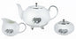 Heritage Collection Painted Elephant 3-Piece Tea Set