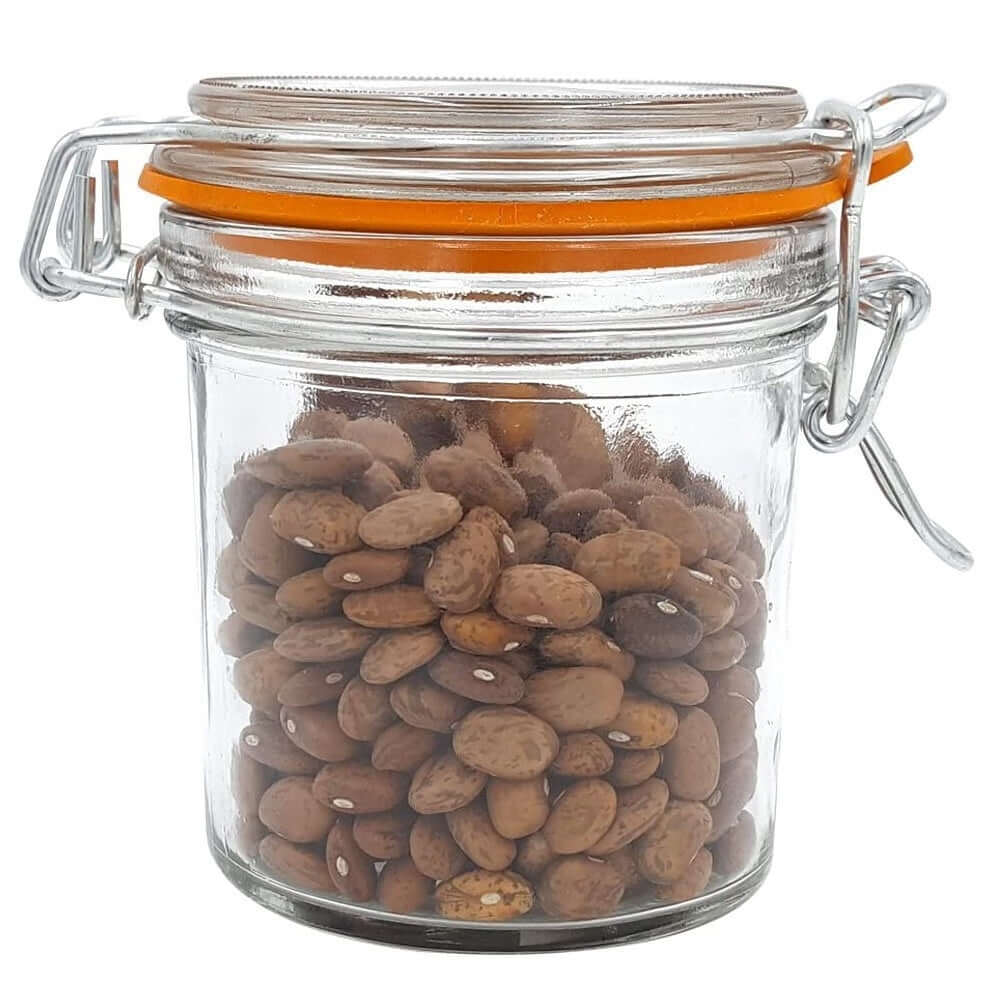 9 oz. Mini Hermes Jars with Air-Tight Clamp Top Lid, Set of 3